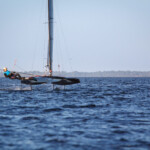 Emmanuel Dodé sur F1
National classe A 2018 Un catamaran de classe A lors d'une régate.