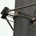 Mat d'un catamaran classe a.